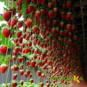 Клубника ампельная Анастасия купить по цене от 370р. в интернет-магазине «Посадика» с доставкой почтой в в Старый крыме и по всей России – [изображение №1].