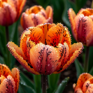 Тюльпан Литл Джем купить по цене от 199р. в интернет-магазине «Посадика» с доставкой почтой в в Старый крыме и по всей России – [изображение №1].